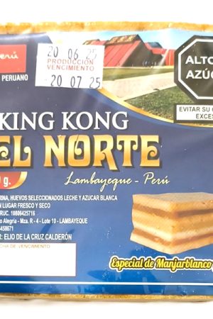 King Kong Manjarblanco Y Piña 450 Gramos (2 Sabores)