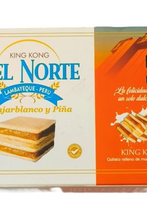 King Kong Manjarblanco Y Piña 600 Gramos (2 Sabores)