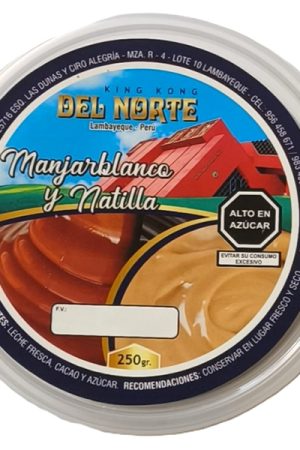 Pote De Manjarblanco Con Natilla -Presentación 250 Gramos (2 Sabores)