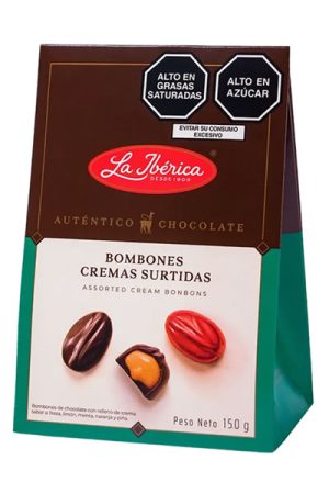 Bombones cremas surtidas x 150 g