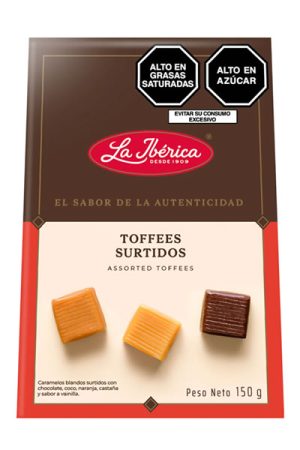 Toffees surtidos x 150 g